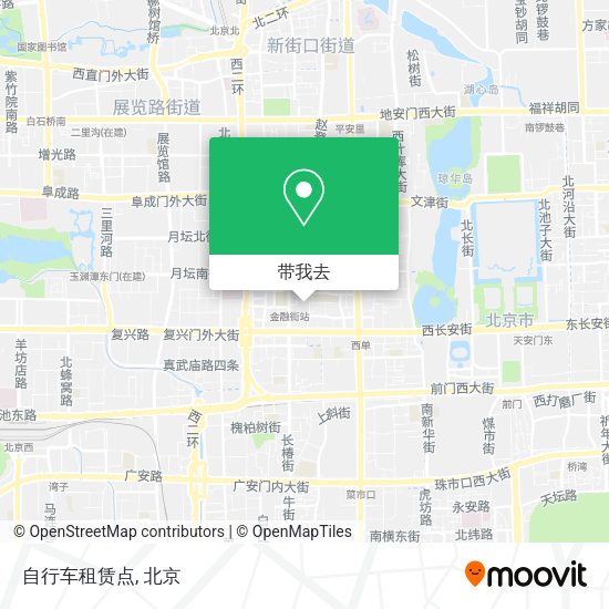 自行车租赁点地图
