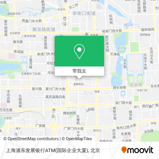 上海浦东发展银行ATM(国际企业大厦)地图