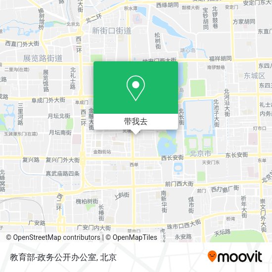 教育部-政务公开办公室地图
