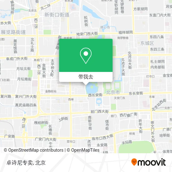 卓诗尼专卖地图