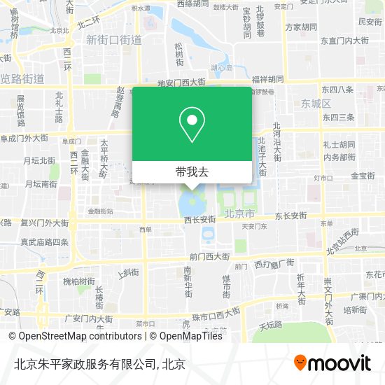 北京朱平家政服务有限公司地图