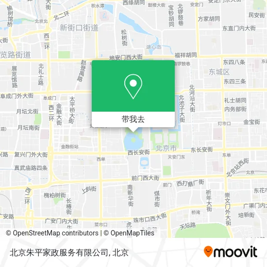 北京朱平家政服务有限公司地图