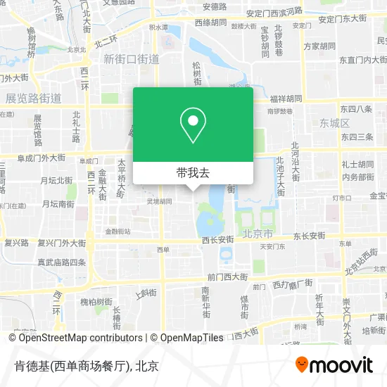 肯德基(西单商场餐厅)地图