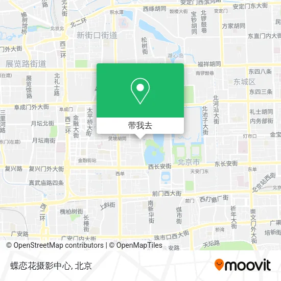 蝶恋花摄影中心地图