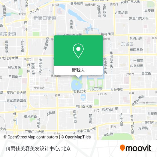 俏雨佳美容美发设计中心地图