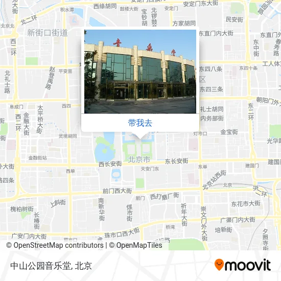 中山公园音乐堂地图