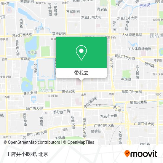 王府井小吃街地图