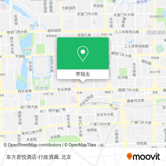 东方君悦酒店-行政酒廊地图