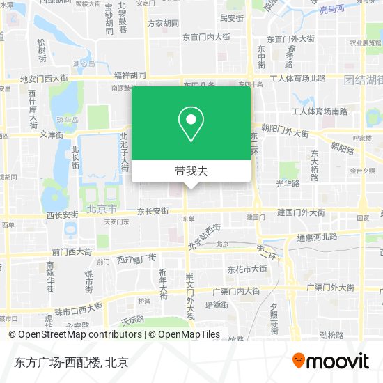 东方广场-西配楼地图