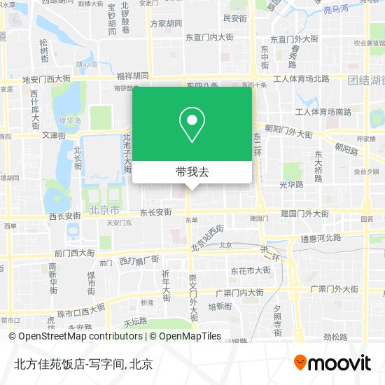 北方佳苑饭店-写字间地图