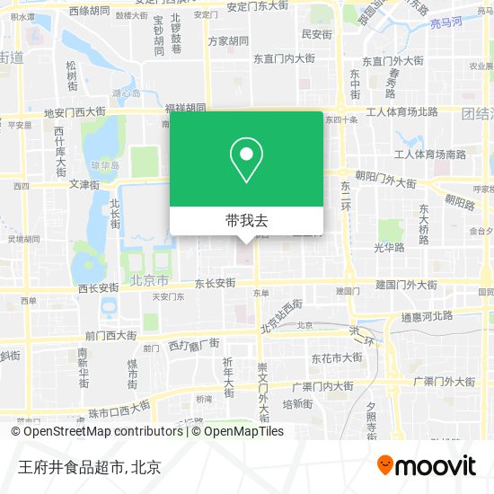王府井食品超市地图