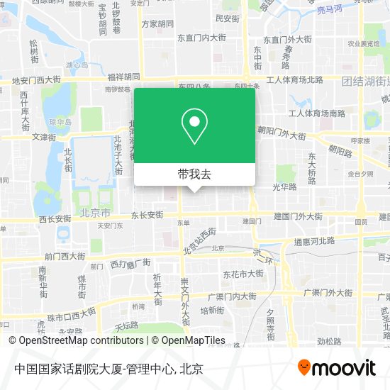 中国国家话剧院大厦-管理中心地图