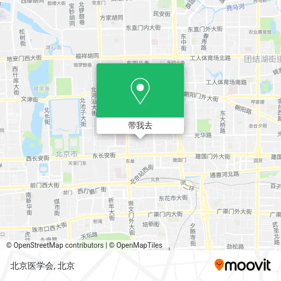 北京医学会地图