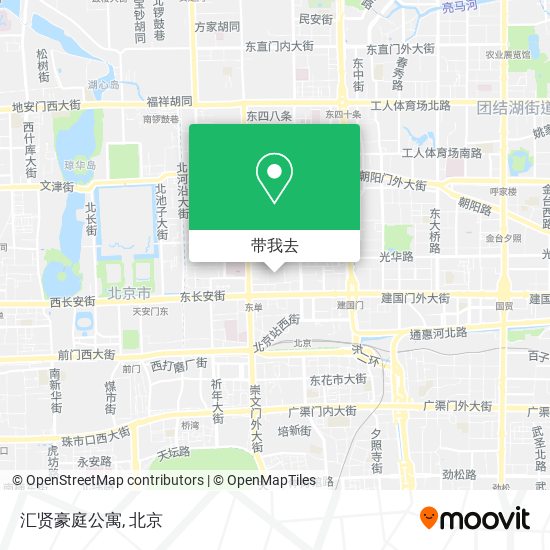 汇贤豪庭公寓地图