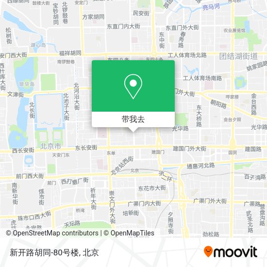 新开路胡同-80号楼地图