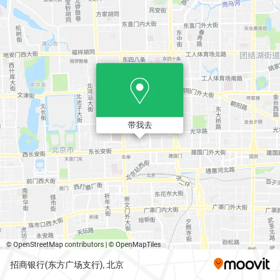 招商银行(东方广场支行)地图