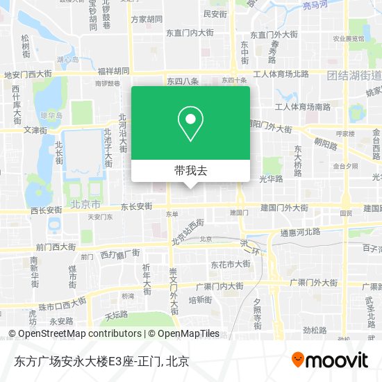 东方广场安永大楼E3座-正门地图