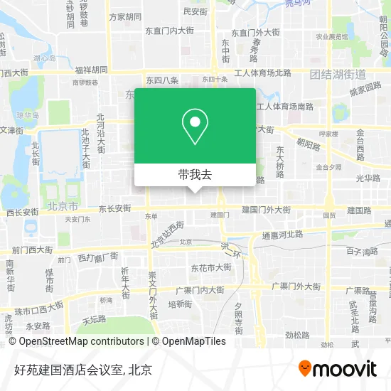 好苑建国酒店会议室地图