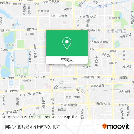 国家大剧院艺术创作中心地图