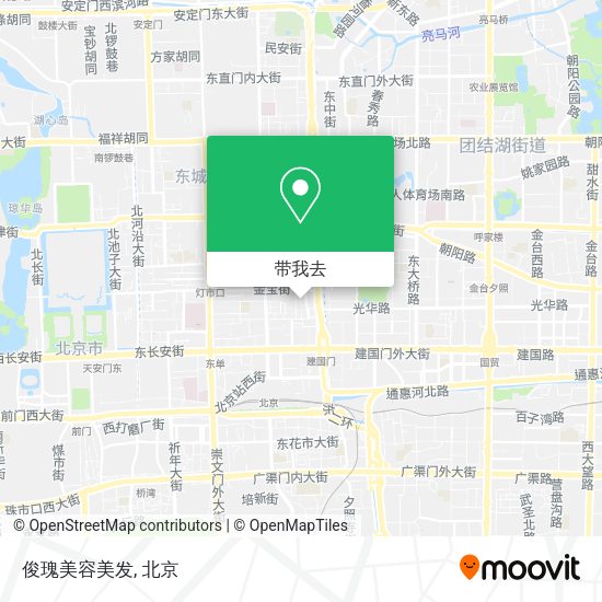 俊瑰美容美发地图