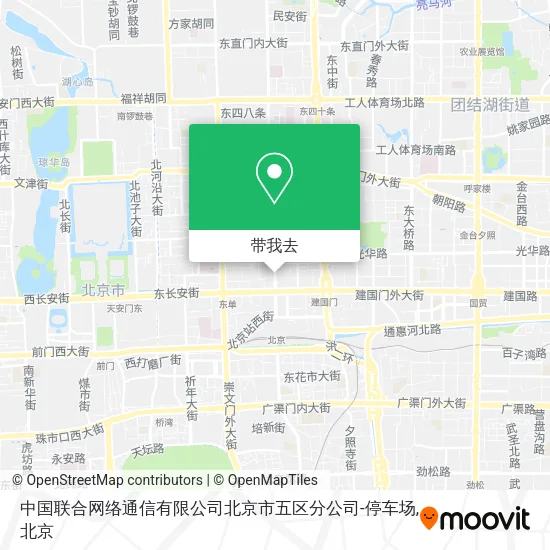 中国联合网络通信有限公司北京市五区分公司-停车场地图
