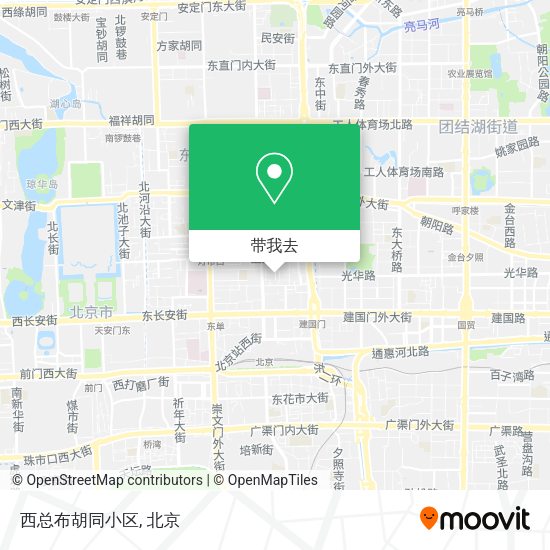 西总布胡同小区地图