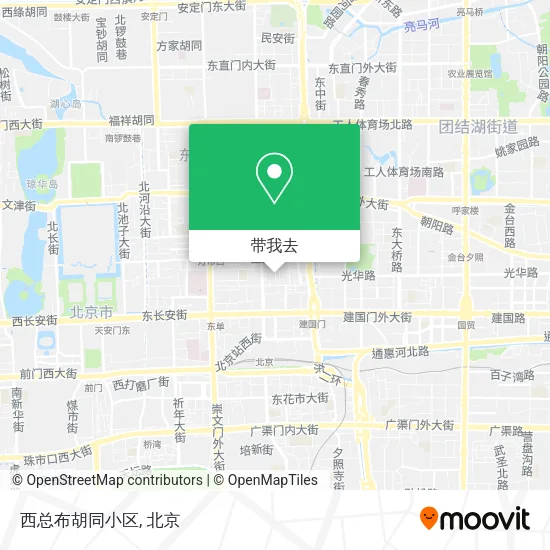 西总布胡同小区地图