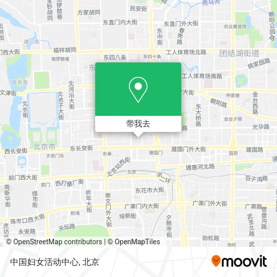 中国妇女活动中心地图