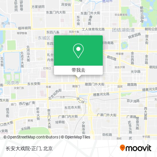 长安大戏院-正门地图