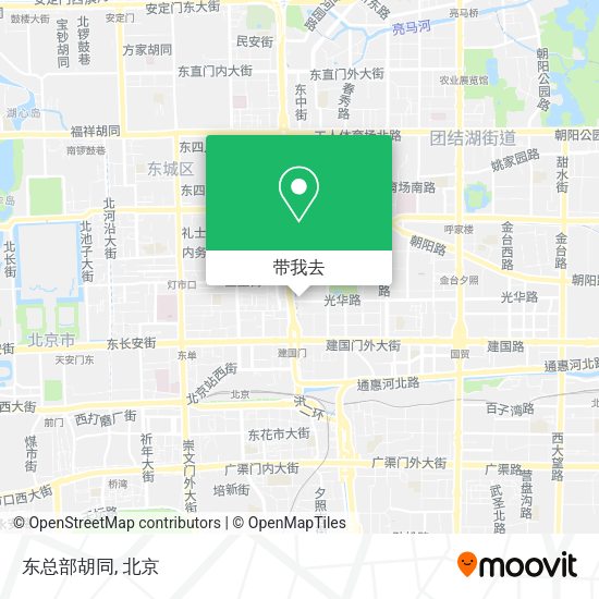 东总部胡同地图