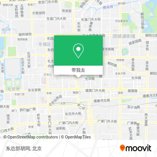 东总部胡同地图