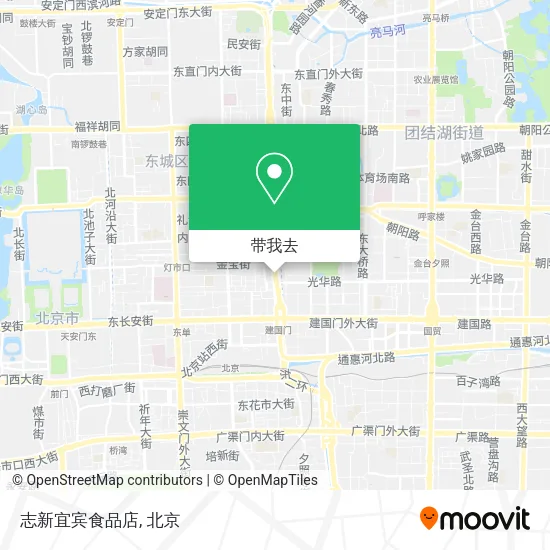 志新宜宾食品店地图