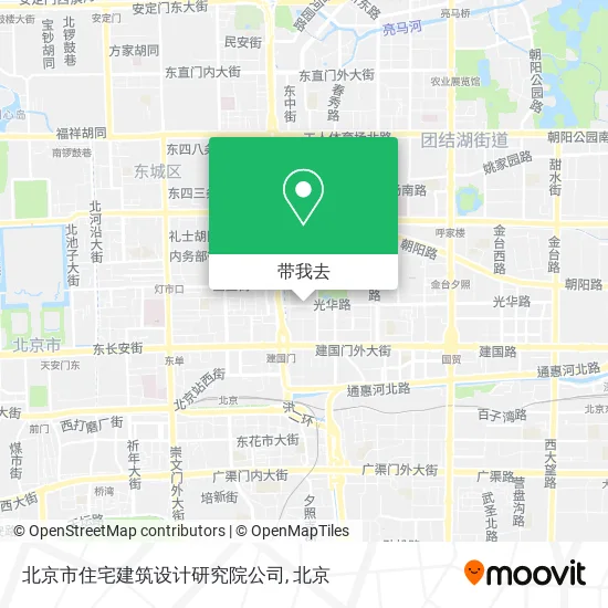 北京市住宅建筑设计研究院公司地图