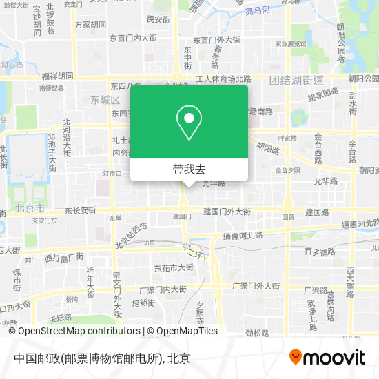 中国邮政(邮票博物馆邮电所)地图