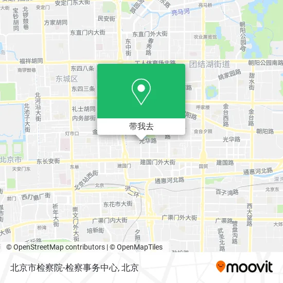 北京市检察院-检察事务中心地图