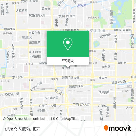 伊拉克大使馆地图