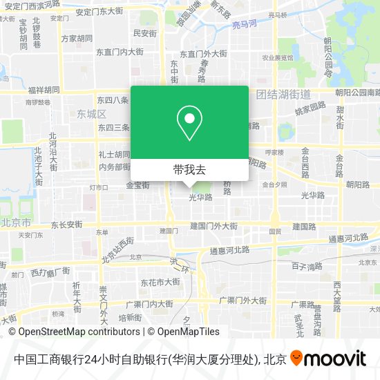 中国工商银行24小时自助银行(华润大厦分理处)地图