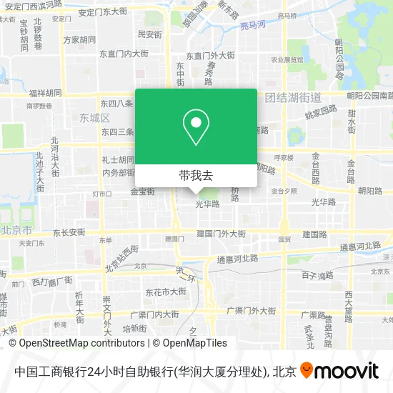 中国工商银行24小时自助银行(华润大厦分理处)地图
