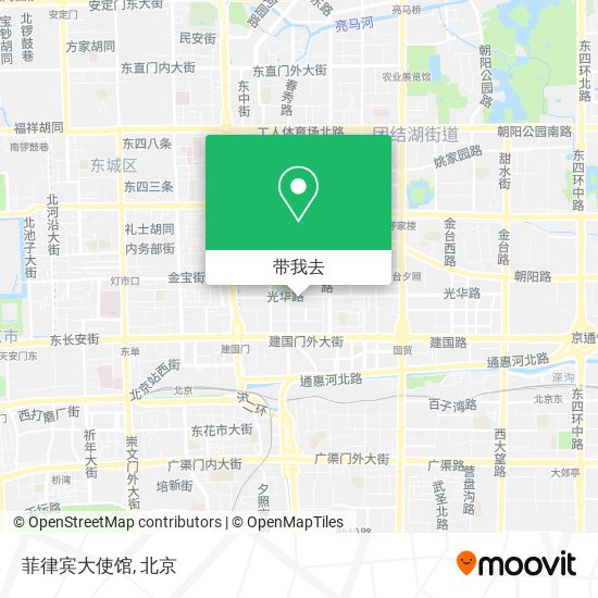 菲律宾大使馆地图