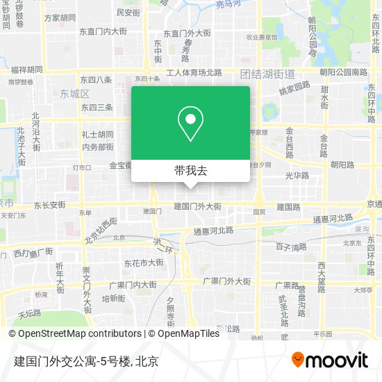 建国门外交公寓-5号楼地图