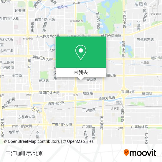 三江咖啡厅地图