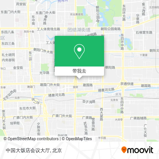 中国大饭店会议大厅地图