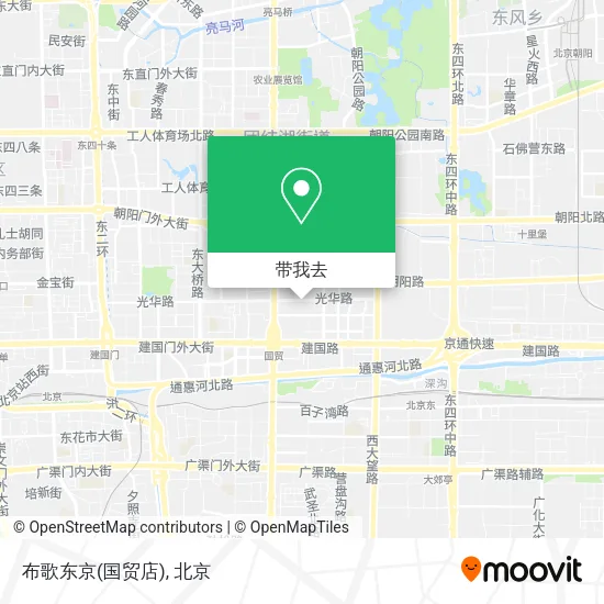 布歌东京(国贸店)地图