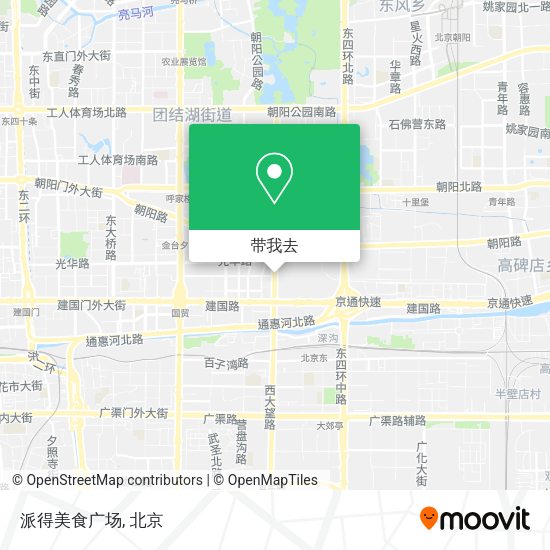 派得美食广场地图