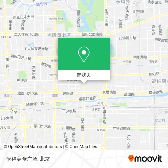 派得美食广场地图
