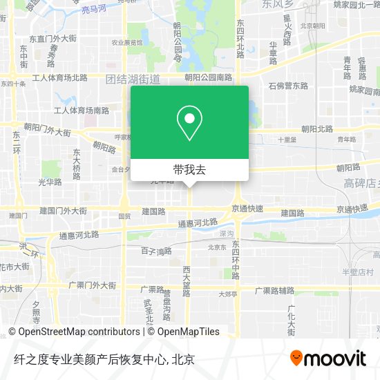 纤之度专业美颜产后恢复中心地图