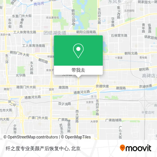 纤之度专业美颜产后恢复中心地图