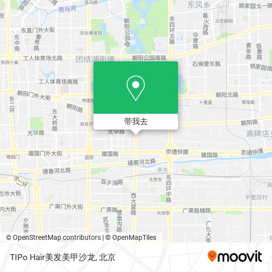 TIPo Hair美发美甲沙龙地图
