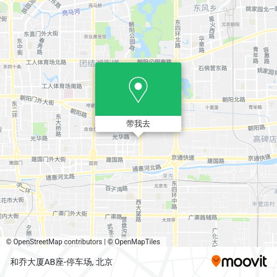 和乔大厦AB座-停车场地图