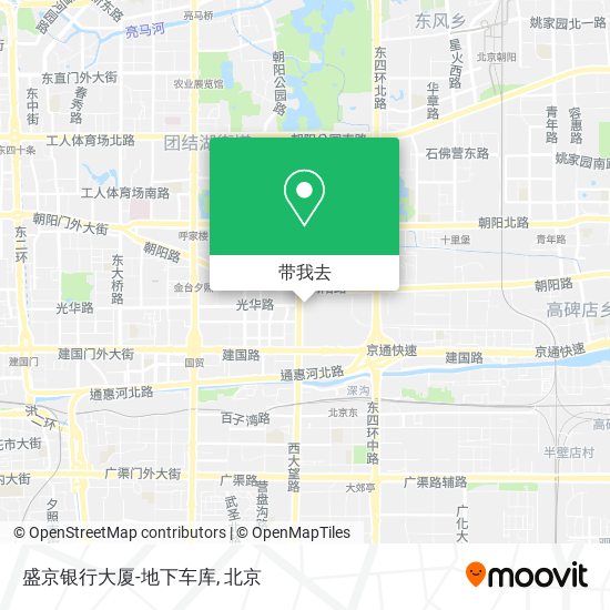 盛京银行大厦-地下车库地图